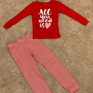Carter’s Brand, Size 6, two-piece cotton pajama set